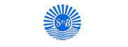 Blue circular logo with radiating lines and wave patterns, featuring the letters 'S' and 'B' in the center.