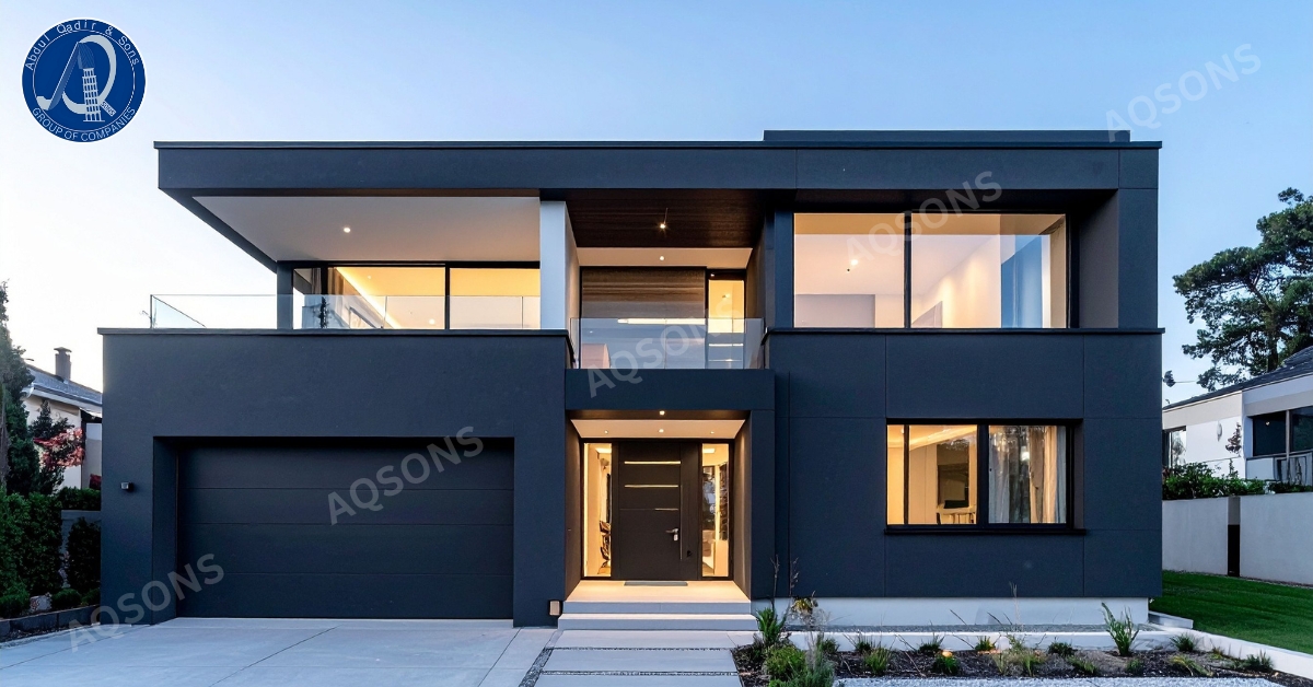 Modern 5 Marla house front elevation in Pakistan 2025