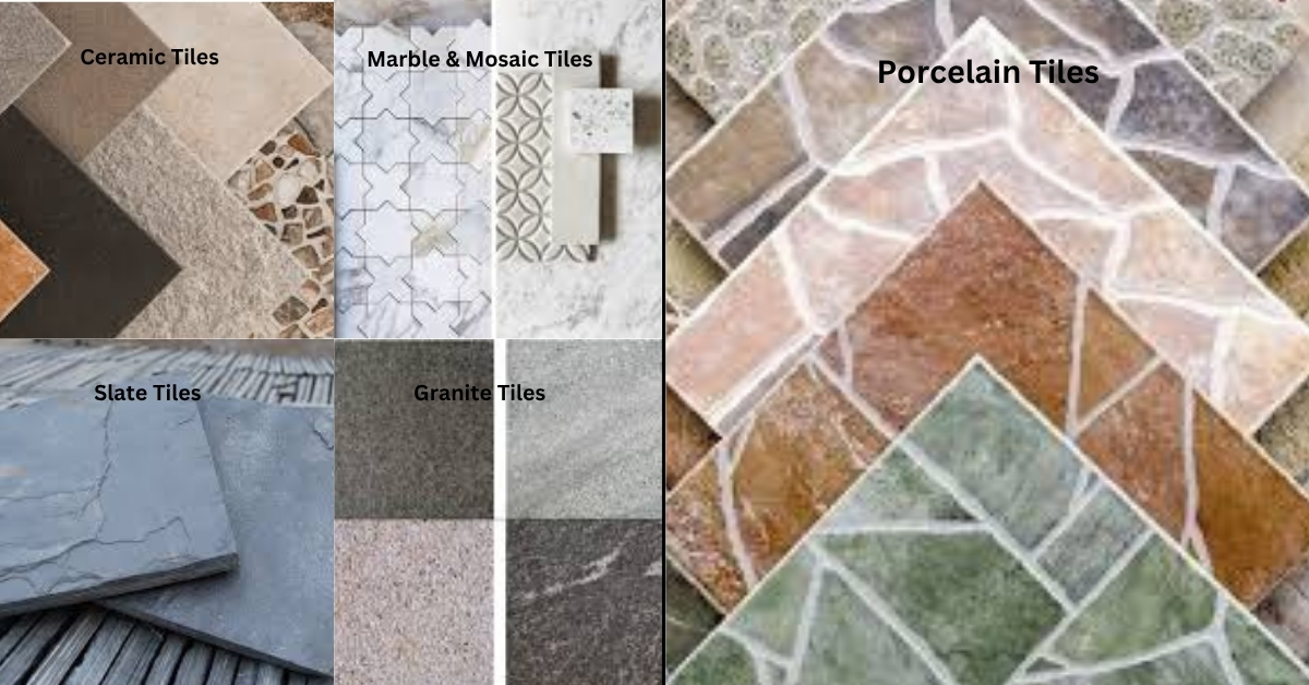 Modern white bathroom and pastel chevron pattern collage