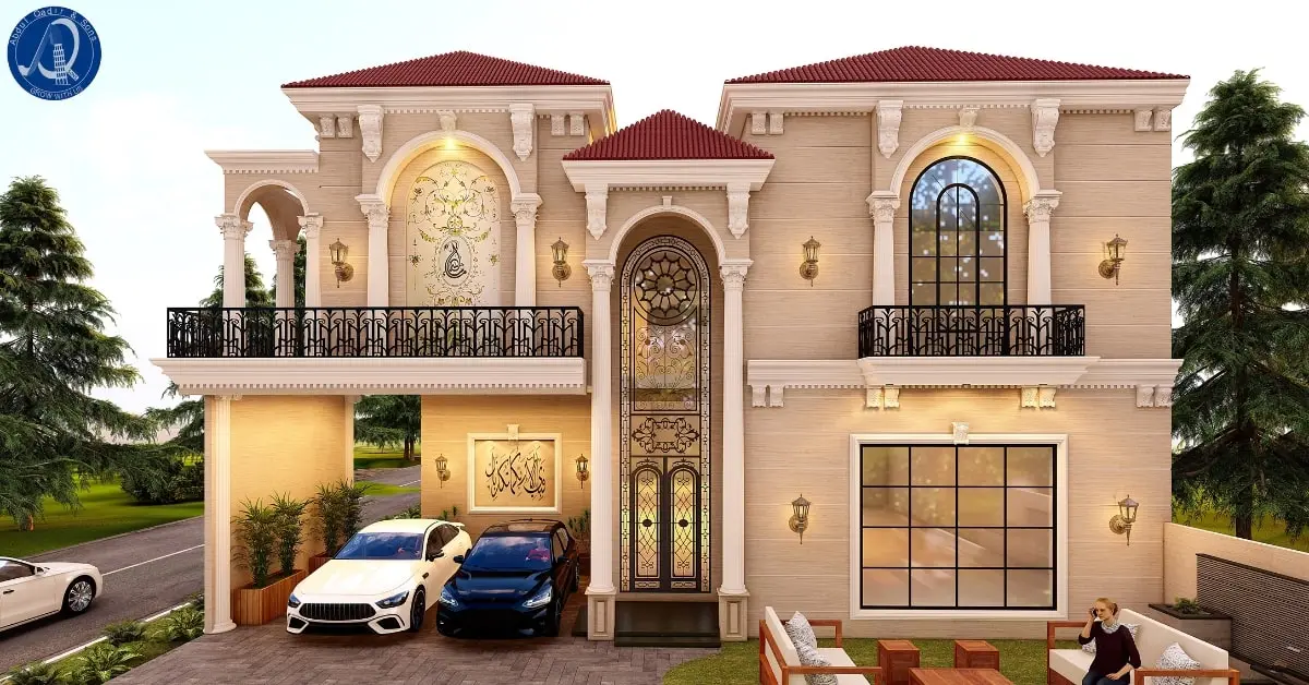 spanish house elevation