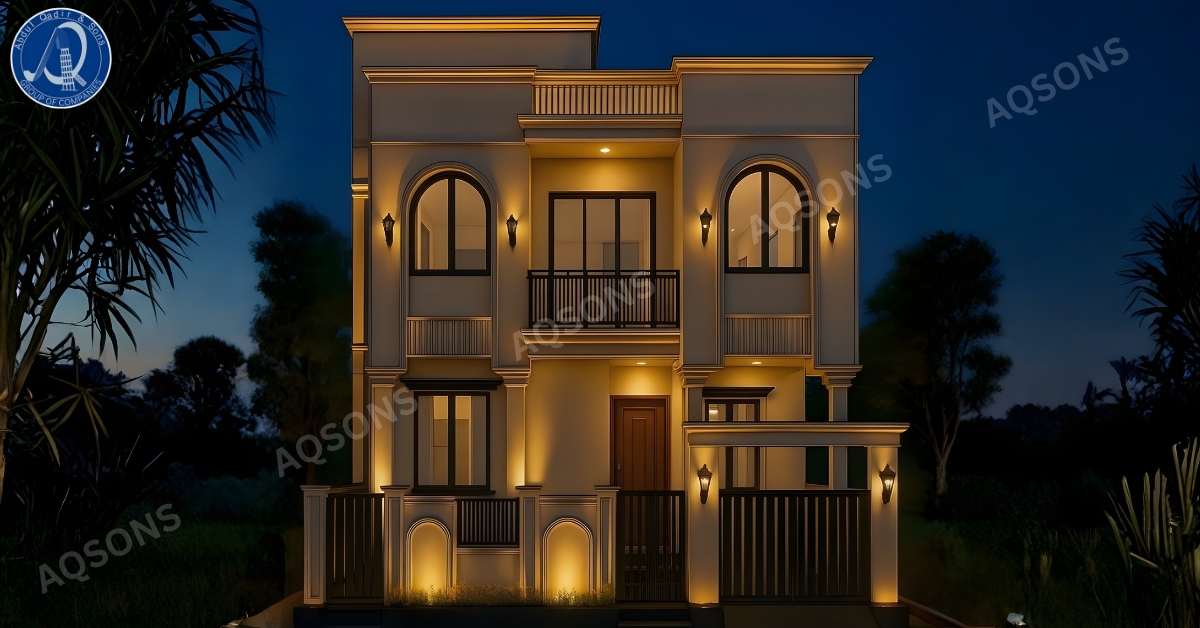 _5 Marla house facade