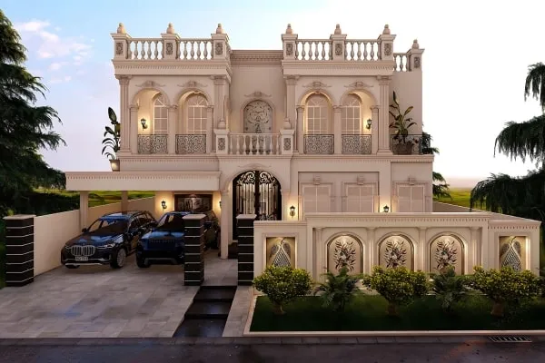 Spanish house build by aqsons