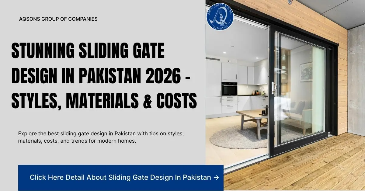 Stunning Sliding Gate Design In Pakistan 2026 – Styles, Materials & Costs