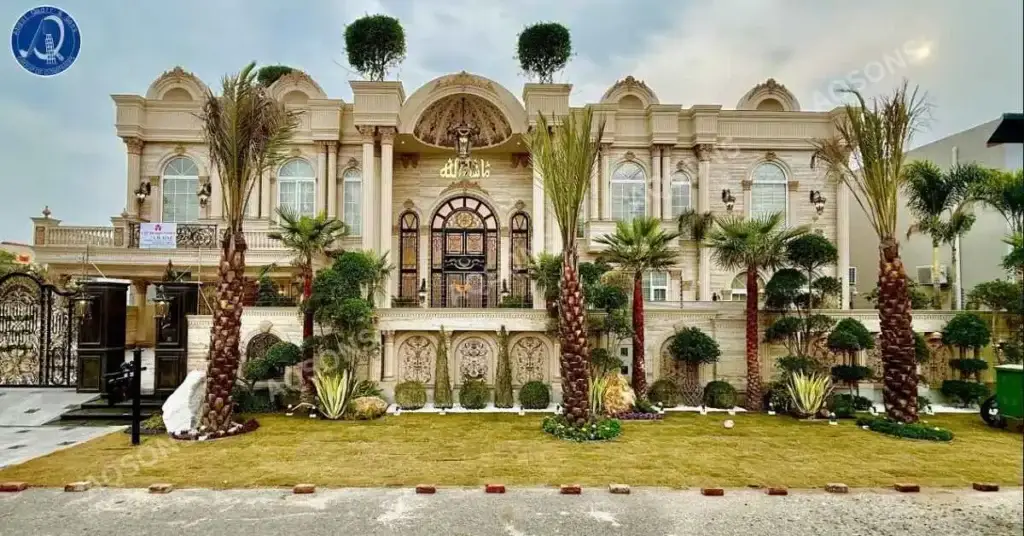 2 kanal spanish house plan