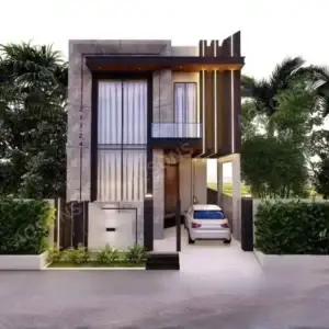 modern 5 marla house plan with elevation