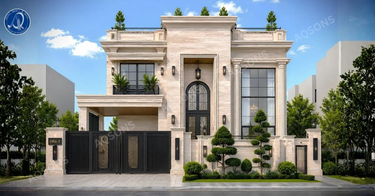 1 kanal classic house plan with basement