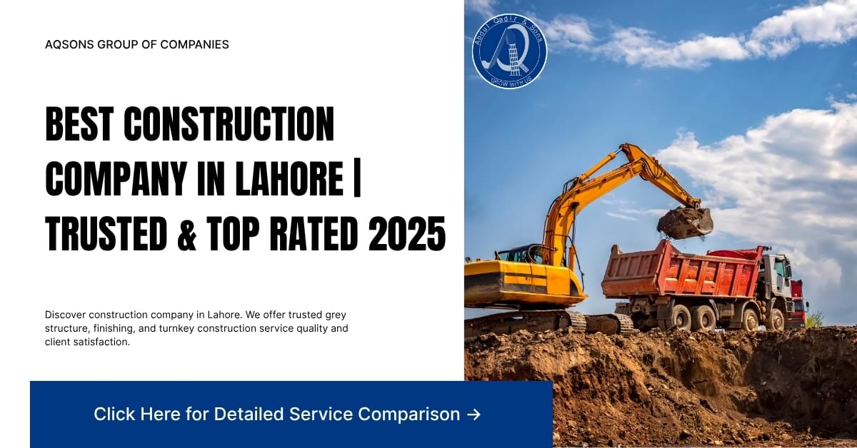 best construction services lahore