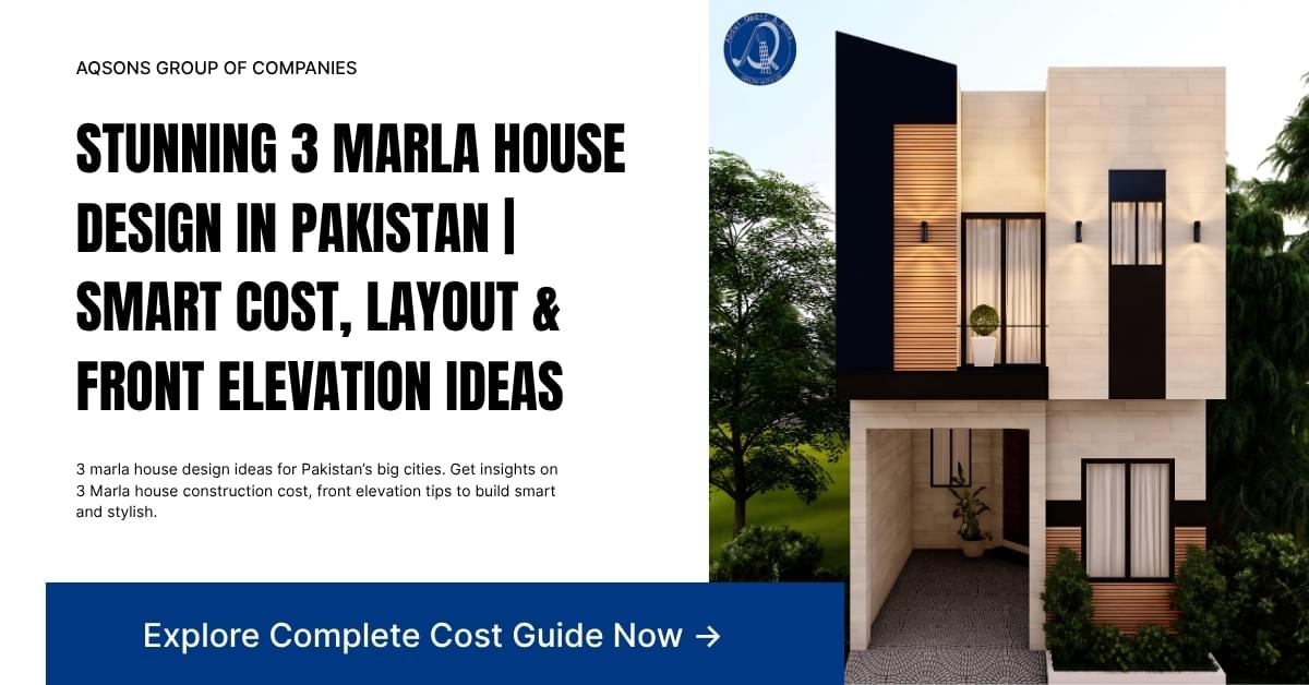 3 Marla House Design in Pakistan