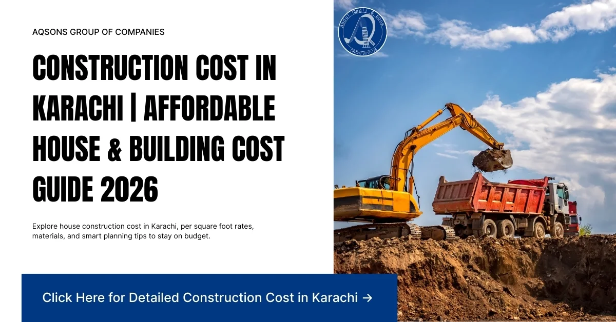 Explore house construction cost in Karachi, per square foot rates, materials, and smart planning tips to stay on budget.