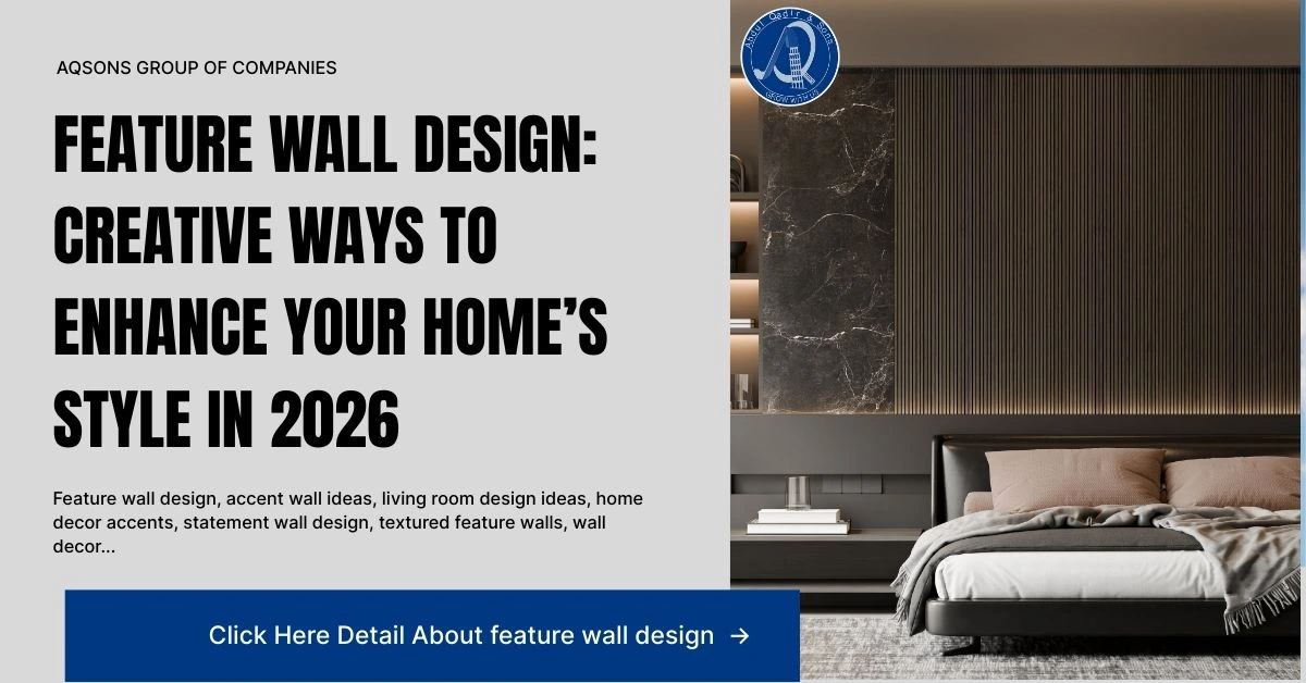 A stylish bedroom featuring a modern feature wall design with creative textures and colors, showcasing an elegant and contemporary approach to enhancing your home's style