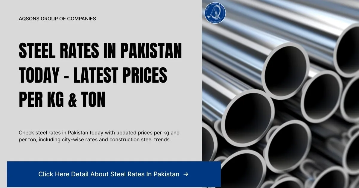 Steel Rates in Pakistan Today – Latest Prices per KG & Ton